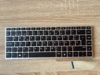 Teclado HP Español Negro/Plata