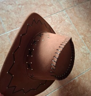 Gorro de vaquero cowboy marrón