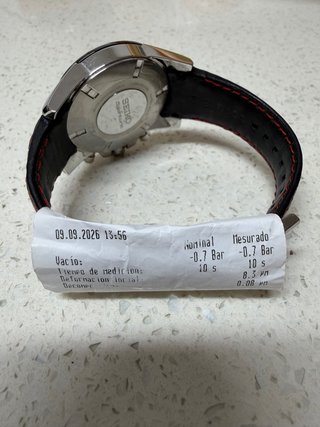 Reloj Seiko Sportura Cronógrafo Alarm.