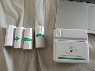 Impresora Térmica Portátil Blanca