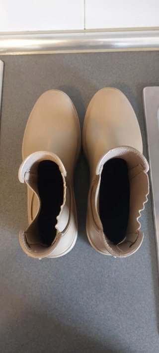 Botas de agua Chelsea Beige Talla 41