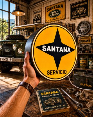 Rótulo LED Santana Servicio