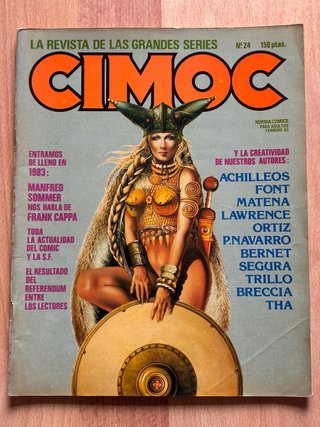 CIMOC nº24(1983) · Portada Chris Achilleos.