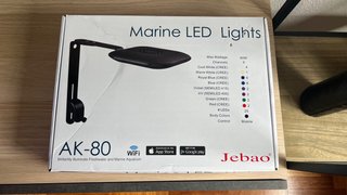 Lámpara LED Jebao AK-80 para Acuario marino