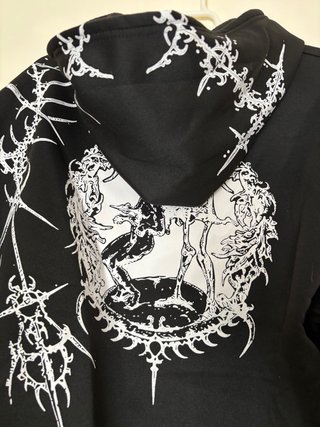 Sudadera estilo alternativo negra
