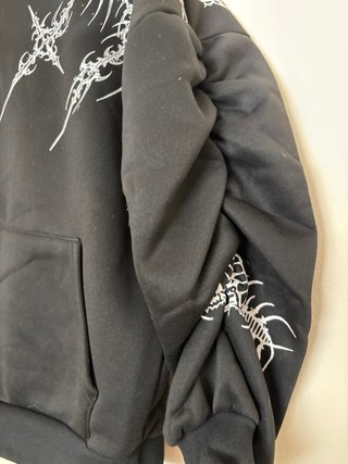 Sudadera estilo alternativo negra