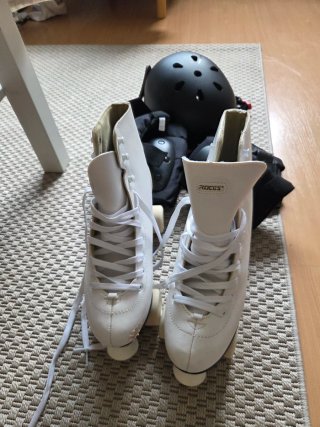 Patines 4 Ruedas Blancos Adulto