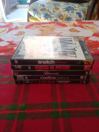 Set 5 DVD Thriller e Drammatici