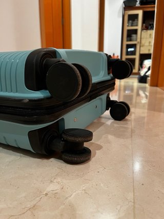 Maleta de cabina azul celeste Paco Martinez