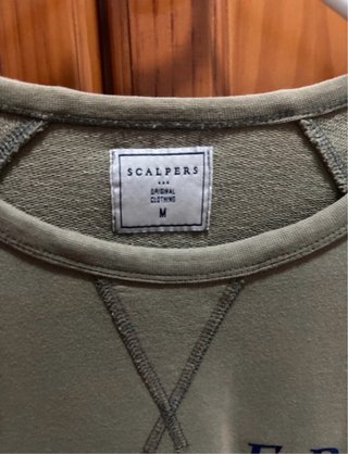 Sudadera Scalpers Verde Talla M