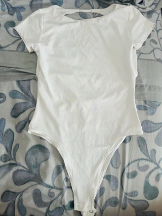 Body Blanco Espalda Descubierta