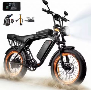 Bicicleta Eléctrica Negra