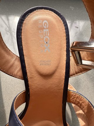 Sandalias de Tacón Geox Azul Talla 38.5