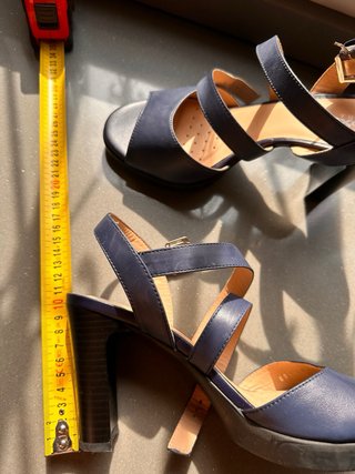 Sandalias de Tacón Geox Azul Talla 38.5
