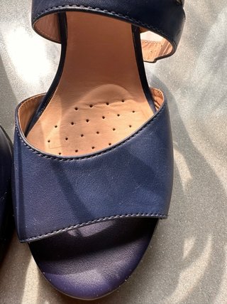 Sandalias de Tacón Geox Azul Talla 38.5