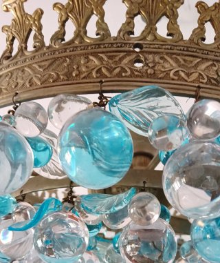 Lampada da Soffitto Vintage Corona Anni '60