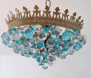 Lampada da Soffitto Vintage Corona Anni '60