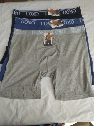 Pack 3 Calzoncillos Uomo Talla 4XL Antirrozaduras