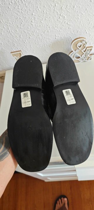 Mocasines negros ( Usados 1 vez)