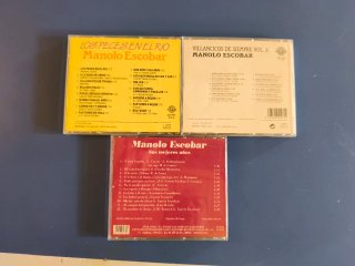 Lotes de CDs de Manolo Escobar