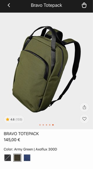 Alpaka Bravo Totepack Verde Militar