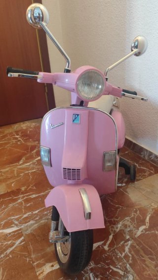 Moto Eléctrica Infantil Vespa PX 150 Rosa