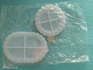 Molde silicona bandejas ovalado y redondo