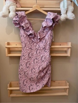 Vestido de fiesta Zara rosa talla XS