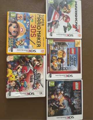 Lote de 5 Juegos para Nintendo 3DS