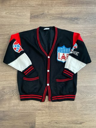 Cárdigan chaqueta Varsity Estilo Retro