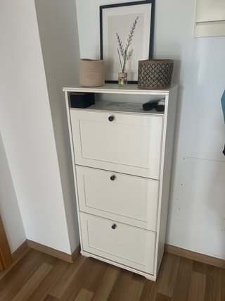 Zapatero BRUSALI Blanco 130x60cm