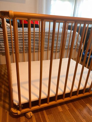 parque infantil madera plegable
