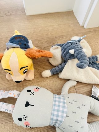 Set de 3 Peluches para Bebé