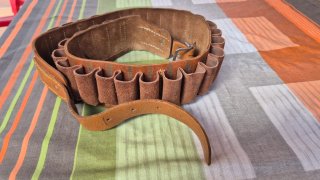 Canana de cuero para cartuchos