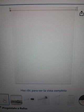 Estor Enrollable Traslúcido Blanco