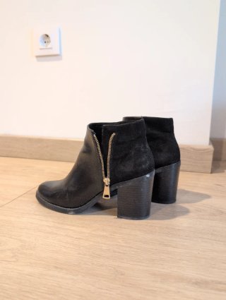 Botines Negros Stradivarius Talla 38