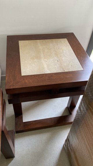 Lote muebles salón madera natural alta calidad