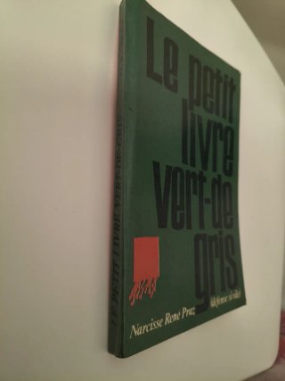 Le petit livre vert-de gris Narcisse René Praz