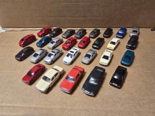 25 Coches a Escala para diorama o maqueta h0 1:87