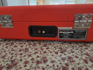 Tocadiscos Vintage Portátil Rojo