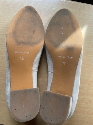 Zapatos bajos de a te  beige mujer talla 38