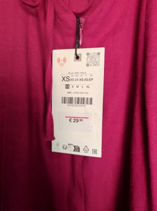 Vestido de fiesta largo fucsia