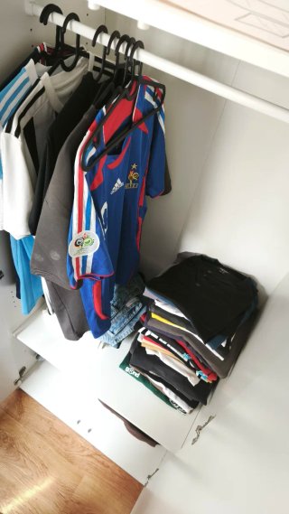 Armario ropa blanco IKEA (Kleppstad)
