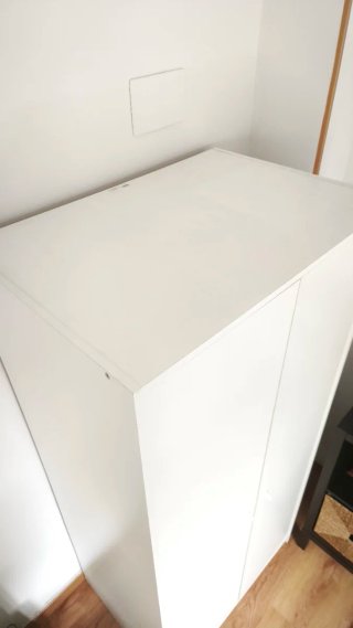 Armario ropa blanco IKEA (Kleppstad)