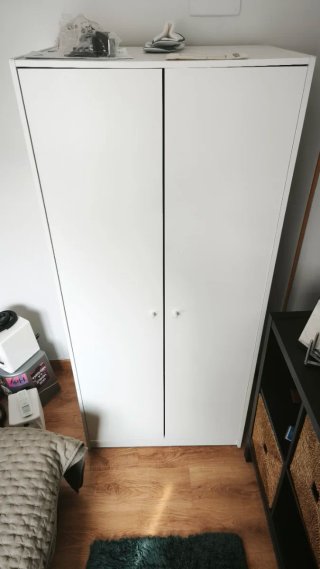 Armario ropa blanco IKEA (Kleppstad)