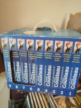 Lote: VHS, CDs, copas y más