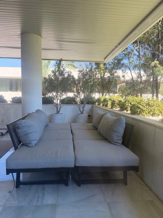 Set de 2 Tumbonas/sofas para Balcón