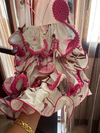 Vestido Gitana Flores Algodón