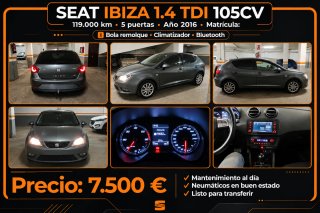 SEAT Ibiza 1.4 TDI 105CV 2016
