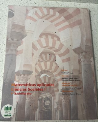 Libro Matematicas 1.Bachillerato
